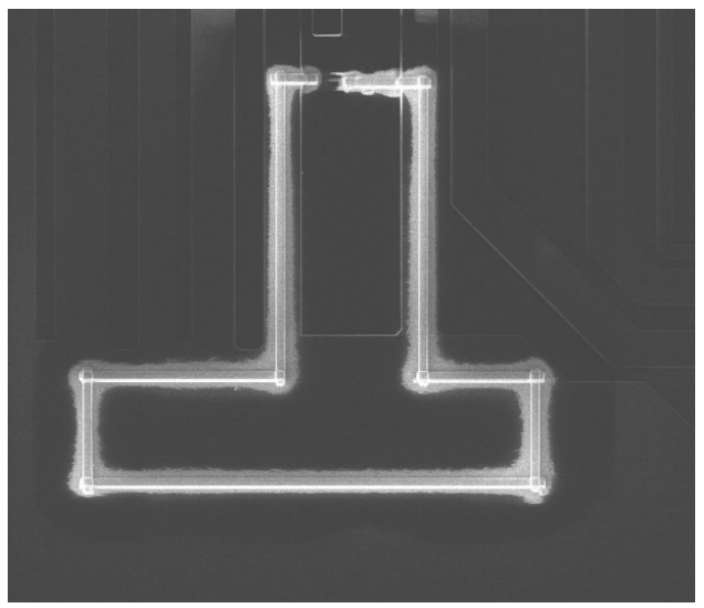 利用FIB在芯片內(nèi)部加電阻 利用FIB在芯片內(nèi)部加電阻
