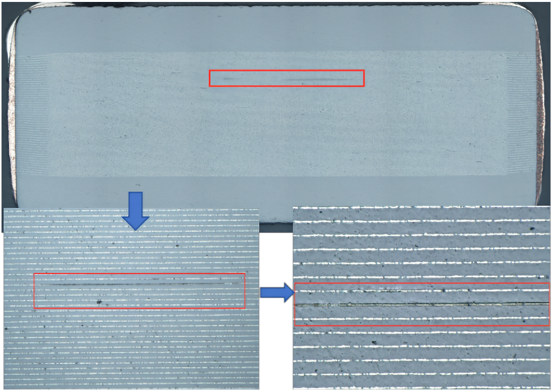 C1電容剖面整體形貌 C1電容剖面整體形貌